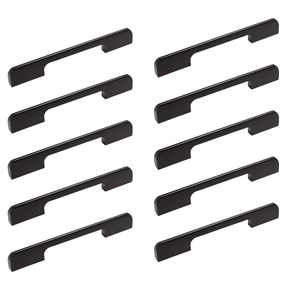 Seattle 128 mm Aluminium Schwarz Set 10