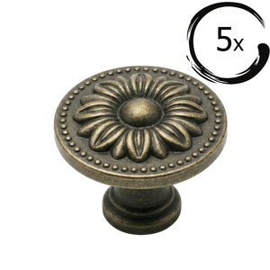 20 Möbelknöpfe 31 mm Bronze – Orleans