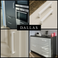 Dallas 96 mm Edelstahl Weiß