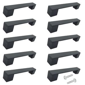 Austin 128 mm Aluminium Schwarz Set 10