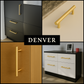 5X Handgreep Denver 160 mm Goud