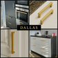 Dallas 128 mm RVS Goud Set 10