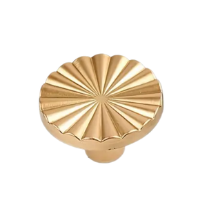 Meubelknop Fresno kunststof goud Set 5