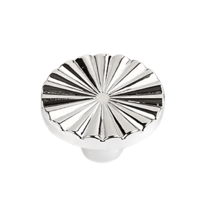 5X Deurknop 35mm Kunststof Zilver – Fresno - BY MJM - GMJ117