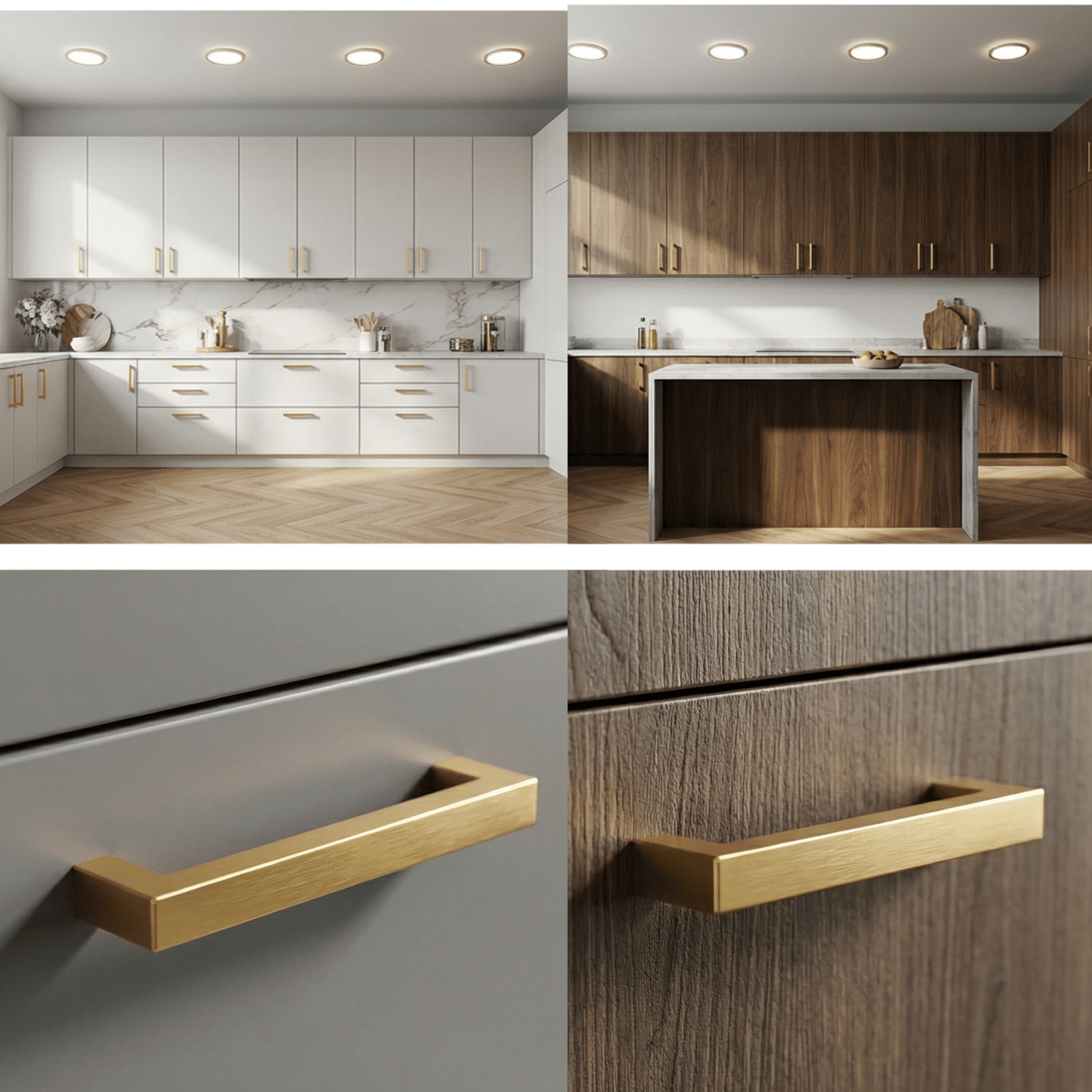 5X Handgreep 160mm RVS Goud – Dallas - BY MJM - GMJ67-5