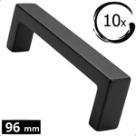 5X Handgreep 96mm RVS Zwart – Atlanta - BY MJM - GMJ55-5