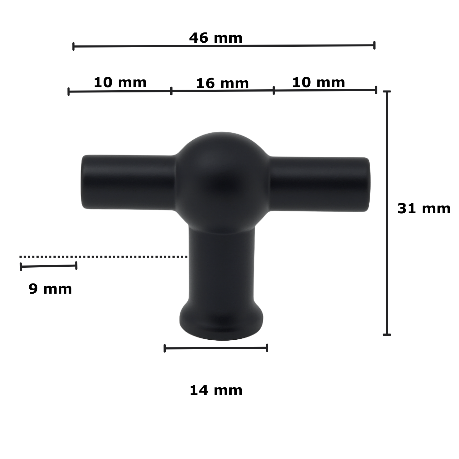 Kansas 48mm Schwarz