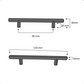 Handgreep Denver 96 mm RVS