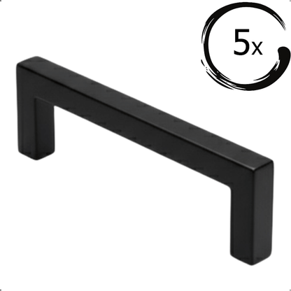 Dallas 160 mm Edelstahl Schwarz Set 5