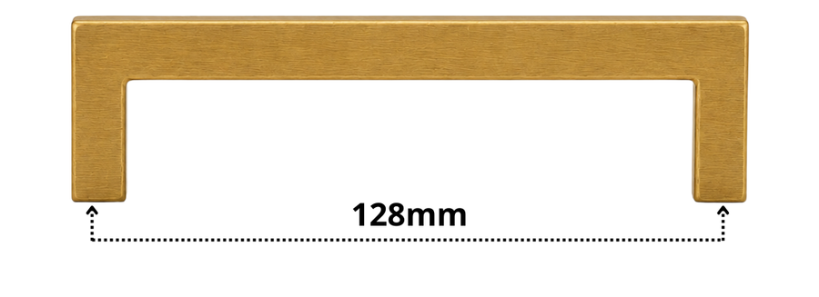 Dallas 128 mm Edelstahl Gold Set 20