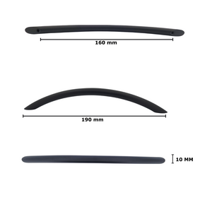 Chicago 160mm Schwarz