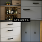 Atlanta 96 mm Edelstahl Schwarz