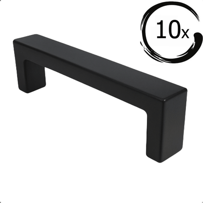 Atlanta 128 mm Edelstahl Schwarz Set 10