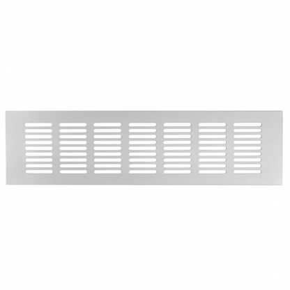 Ventilatierooster Zilver 500x80 Aluminium