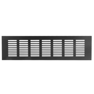 Ventilatierooster Zwart 500x80 Aluminium