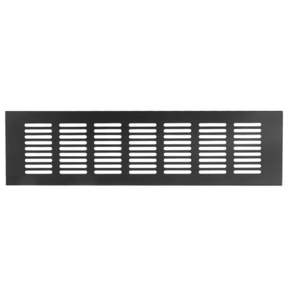 Ventilatierooster Zwart 500x80 Aluminium