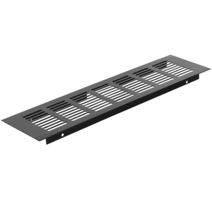 Ventilatierooster Zwart 500x80 Aluminium