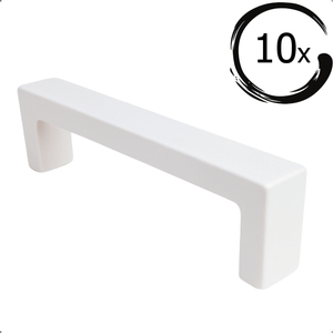 Atlanta 128 mm Edelstahl Weiß Set 10