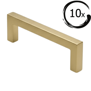 Dallas 96 mm Edelstahl Gold Set 10