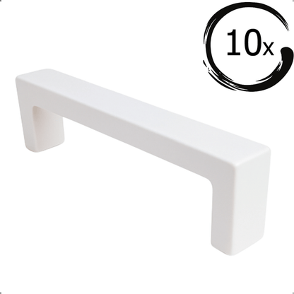 Atlanta 96 mm Edelstahl Weiß Set 10