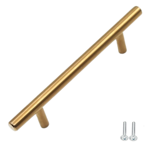 10x Denver Griff 128 mm Edelstahl Gold
