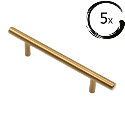 Denver 128 mm Edelstahl Gold Set 5