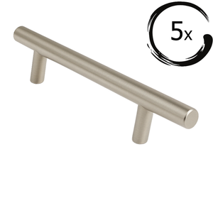 5X Handgreep Denver 160 mm RVS