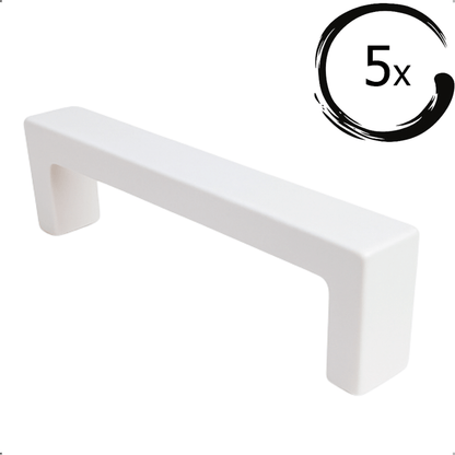 Atlanta 128 mm Edelstahl Weiß Set 5