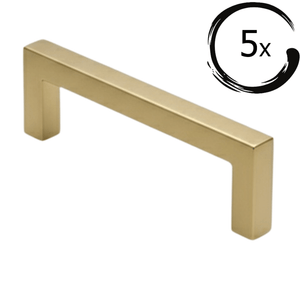 Dallas 96 mm Edelstahl Gold Set 5