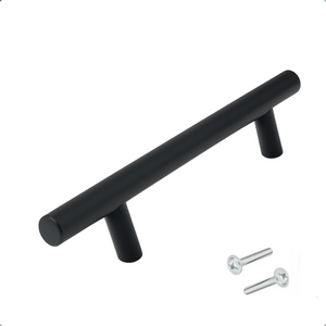 Handgreep Denver 96 mm RVS Zwart