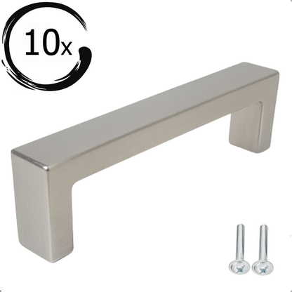 10X Handle / Furniture handle Atlanta 128 mm stainless steel