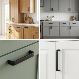 10X Handgreep 128mm RVS Zwart – Tampa