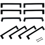 Aurora 128 mm kunststof Zwart Set 10 - BY MJM - KN128MM