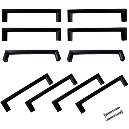 Aurora 128 mm kunststof Zwart Set 10 - BY MJM - KN128MM