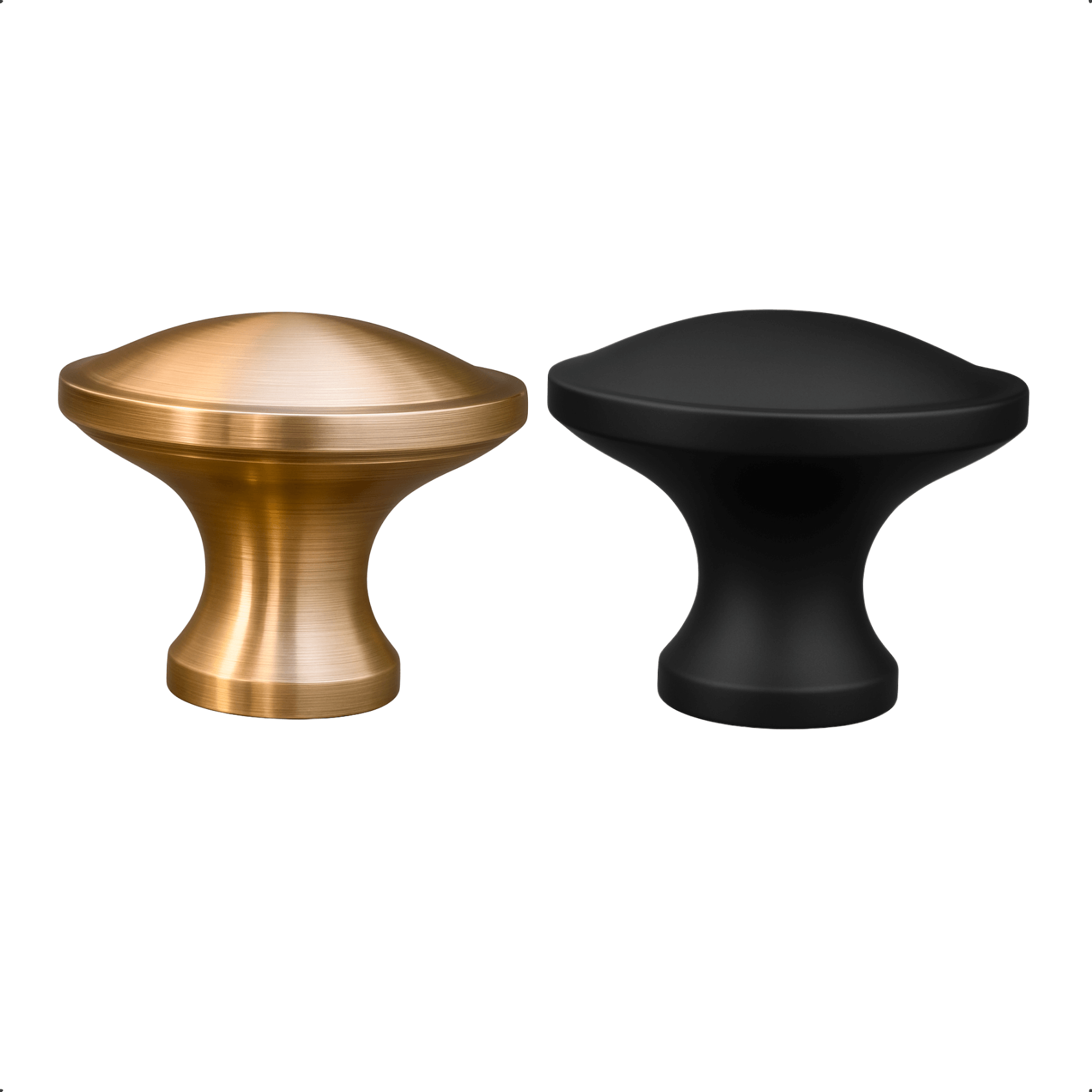 Deurknop 32mm Zwart – Rapid - BY MJM - GMJ93