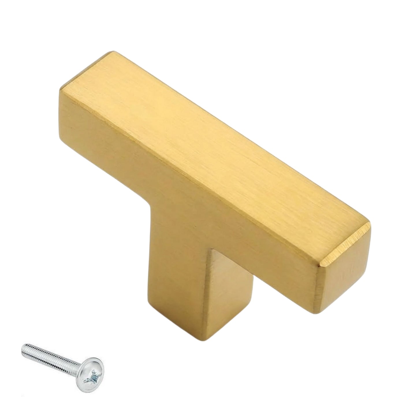 Möbelknopf 50mm Edelstahl Gold – Dallas