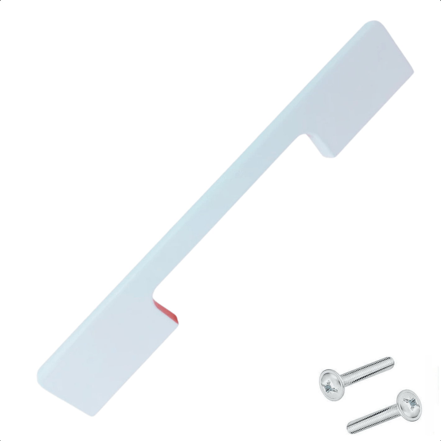 Handgreep 128mm Aluminium Wit – Seattle - BY MJM - GMJ58