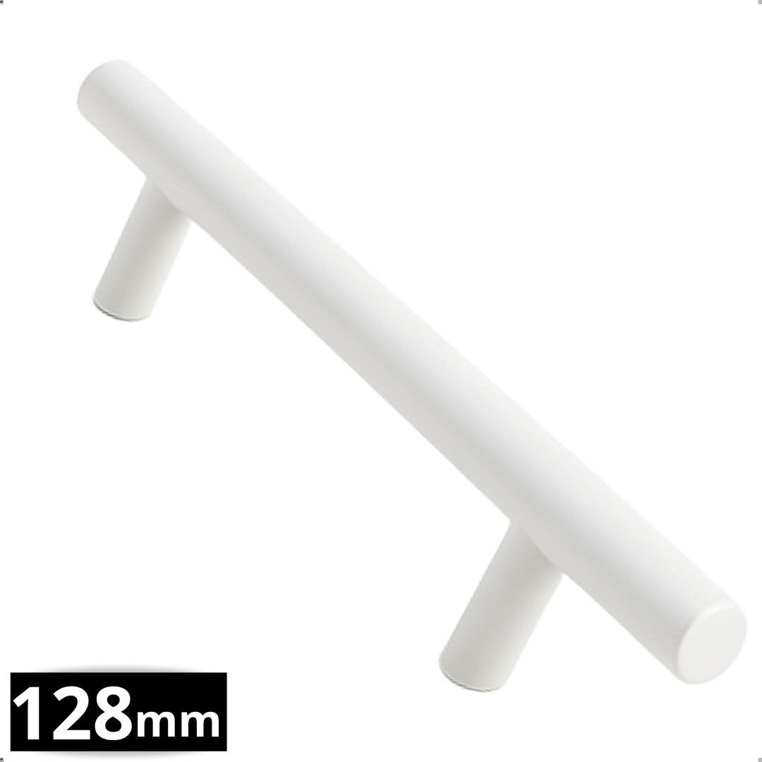 Handgreep 128mm RVS Wit – Denver - BY MJM - GMJ56