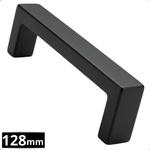 Handgreep 128mm RVS Zwart – Atlanta - BY MJM - GMJ05