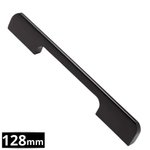 Handgreep 128mm/160mm Aluminium Zwart – Seattle - BY MJM - GMJ03