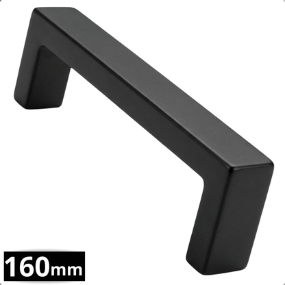 Handgreep 160mm RVS Zwart – Atlanta - BY MJM - GMJ14