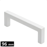 Handgreep 96mm RVS Wit – Dallas - BY MJM - GMJ59