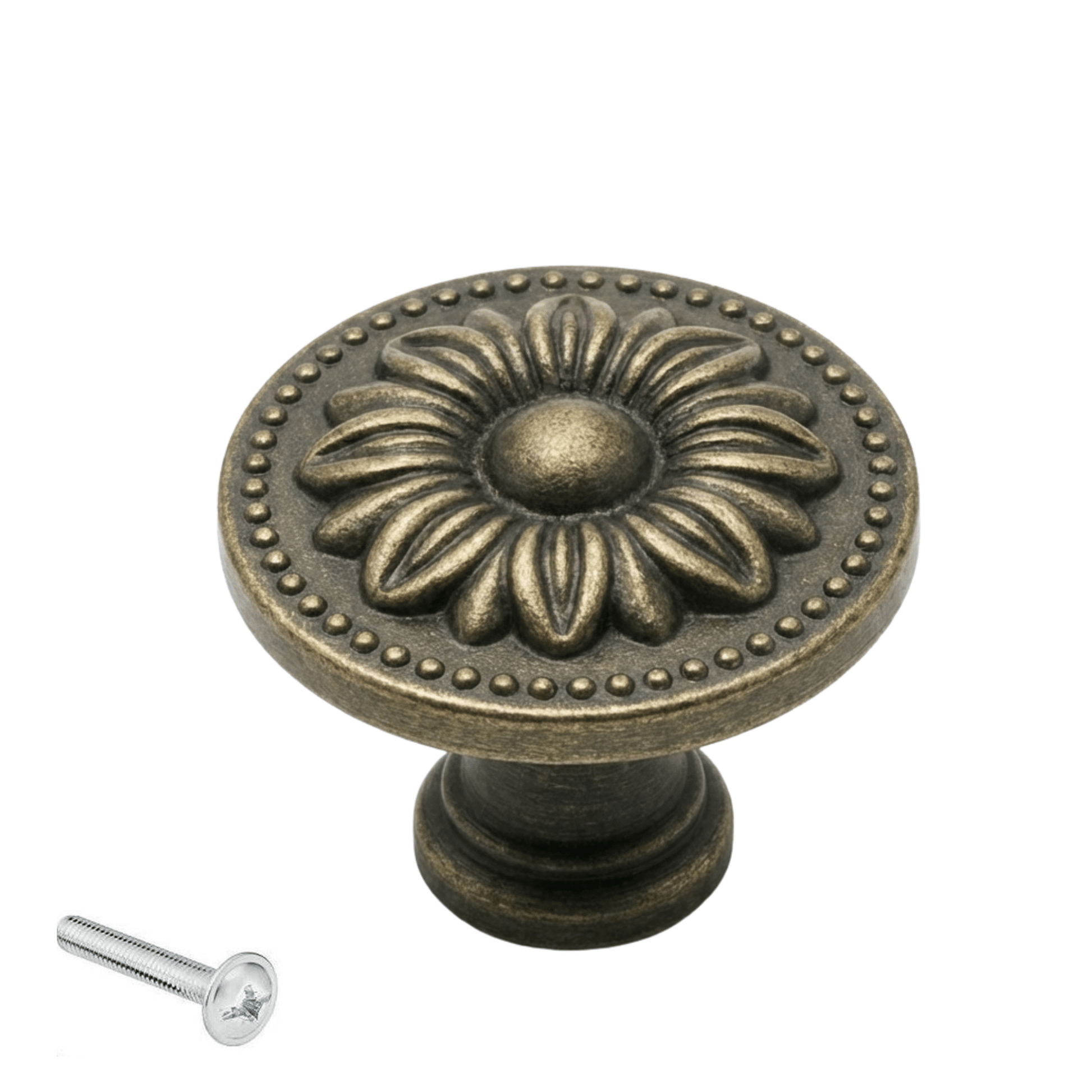 Meubelknop 31mm Brons – Orleans - BY MJM - GMJ96