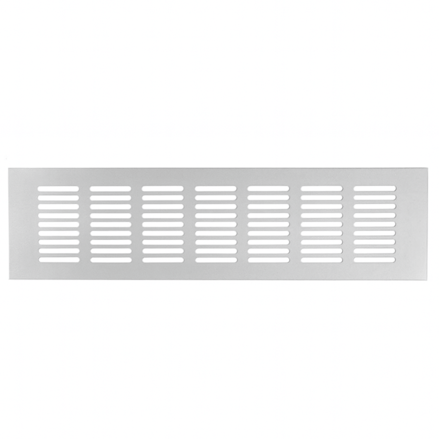 Ventilatierooster Zilver 200x80 Aluminium - BY MJM - MM02