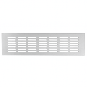 Ventilatierooster Zilver 200x80 Aluminium - BY MJM - MM02