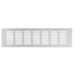 Ventilatierooster Zilver 500x60 Aluminium - BY MJM - MM01