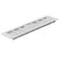 Ventilatierooster Zilver 500x80 Aluminium - BY MJM - MM03
