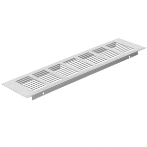Ventilatierooster Zilver 500x80 Aluminium - BY MJM - MM03